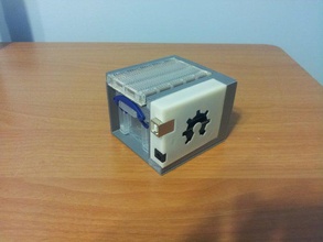 gerçekten breadboard arduino uno kutusu kullanışlı elektronik durumda tutucu proto prototip sparkfun 3d print model - Mito3D