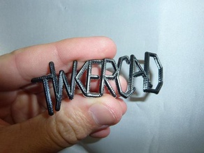 tinkercad text other 3d print model - Mito3D
