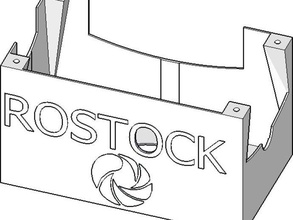 rostock bi v10 Rampen Fall 3d Drucker Teile Stiefel Branchen 3d print model - Mito3D