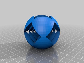paramétrable tourneurs inverse cubes d'autres inverseturnerschallenge openscad 3d print model - Mito3D