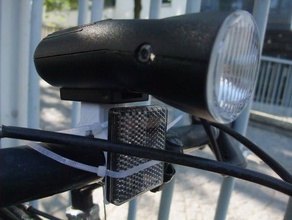 soporte de luz la bicicleta otros conector titular 3d print model - Mito3D