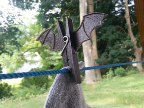 bat clothespegs Bad 3d print model - Mito3D
