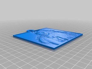 penelope cruz 2d art personnalisé 3d print model - Mito3D