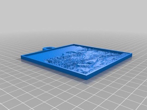 de alta definição termos cristas winter park 2d a arte personalizado 3d print model - Mito3D