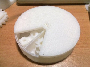 parametric round box other case container featured household openscad 3d print model - Mito3D