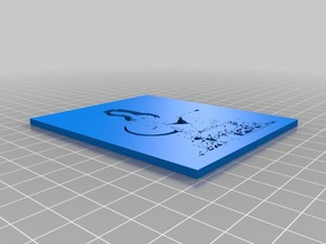 diabo menina estêncil camada 7 a arte as ferramentas personalizado 3d print model - Mito3D