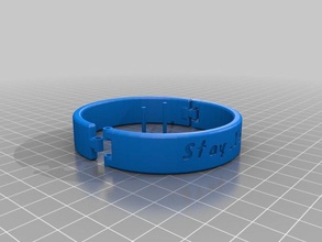 meine angepasste Manschetten Kragen Armbänder 3d print model - Mito3D