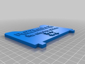 puzzleduck fehlenden Teile angepasst replicator 2x backplate 3d Drucker Zubehör 3d print model - Mito3D