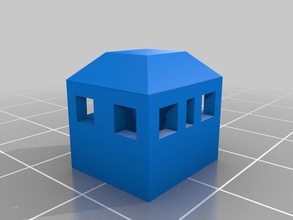 basic house buildings structures 3d print model - Mito3D