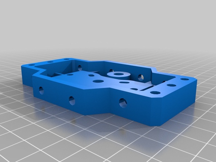 todo-en-uno budaschnozzle monte carruaje abierto mendel otros 3d cojinete extrusora openx parte reprap la actualización eje x rodamiento 3D print model - Mito3D