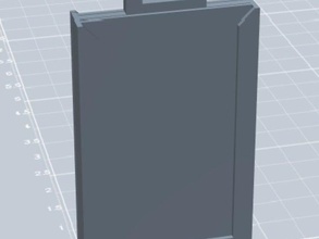 porta badge ufficio 3d print model - Mito3D