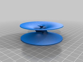 genus one minimal surface four ends math art 3d print model - Mito3D