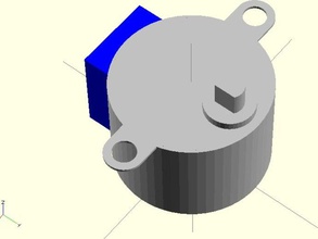 stepper motor part no 28byj-48 electronics 3d print model - Mito3D