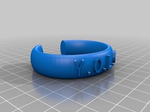 yolo mom bracelets customized 3d print model - Mito3D