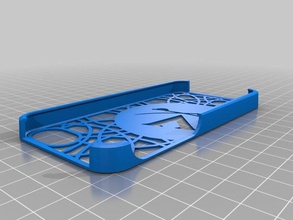 uva estêncil caso do iphone 5 os acessórios personalizado 3d print model - Mito3D