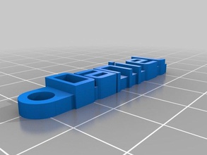 daniel portachiavi organizzazione personalizzato 3d print model - Mito3D