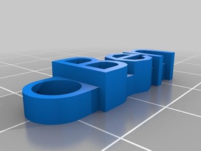 ben organização personalizado 3d print model - Mito3D