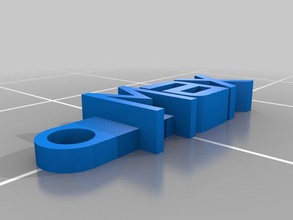 max trousseau de clés l'organisation personnalisé 3d print model - Mito3D