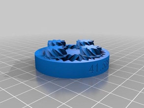 50x9x12x9mm 025 tol diferansiyel planetary gearset parçalar özelleştirilmiş 3d print model - Mito3D