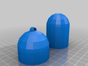 parametric wearable container slip-on cap containers customized 3d print model - Mito3D