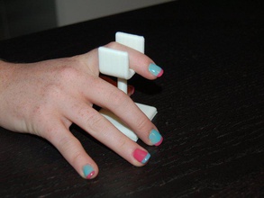 manicura dedo titular accesorios 3d print model - Mito3D