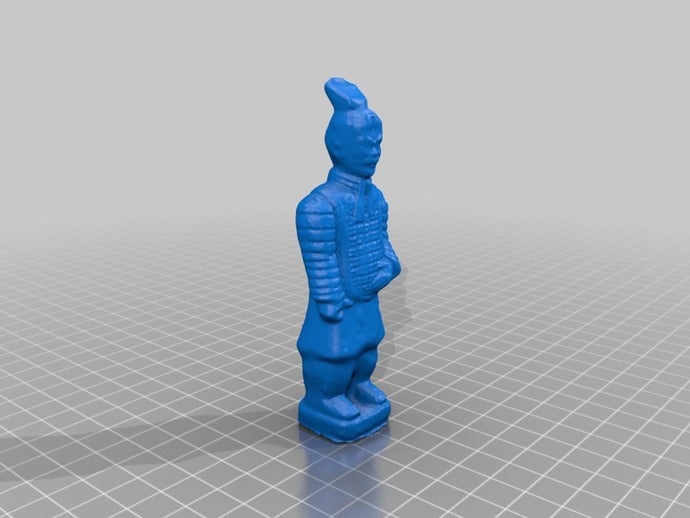 xian warrior people terracotta 3D print model - Mito3D