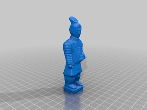 xian guerrero personas terracota 3d print model - Mito3D