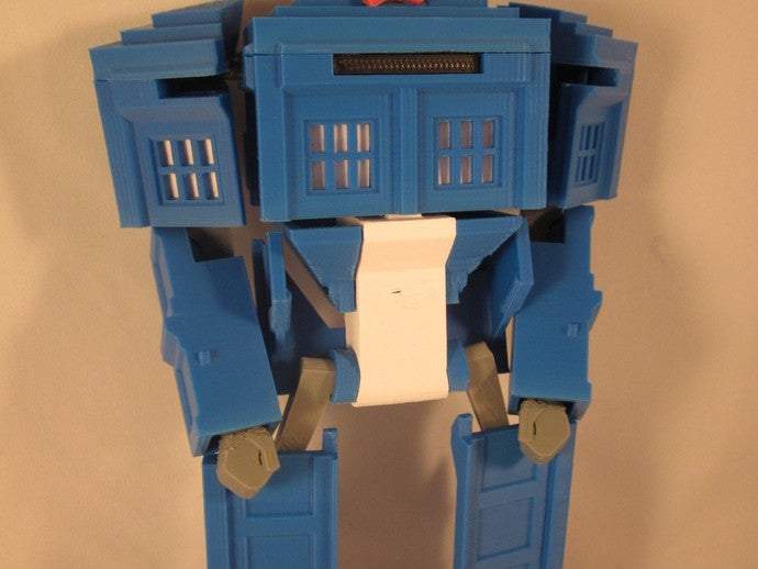 matt smith baş tardis transformer v2 mekanik oyuncaklar doktor Dr 3D print model - Mito3D