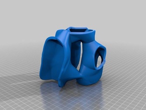 flux de sculpture paramétrique art mathématiques 3d print model - Mito3D
