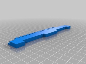 gel electrophoresis well comb other 3d print model - Mito3D