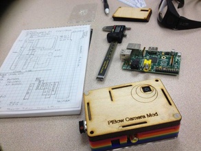 raspberry pi pibow case mod camera familab pimoroni 3d print model - Mito3D
