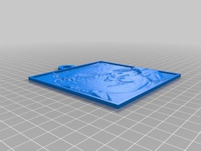 anna olumlu 2d sanat özelleştirilmiş 3d print model - Mito3D