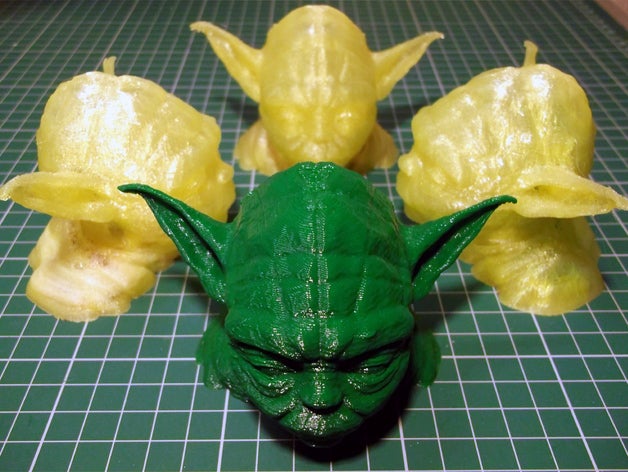 yoda lite plus visage moins robe peu grand d'autres faberdashery laissez vous forcer de star wars jouet verdure vert pla alliance rebelle 3D print model - Mito3D