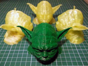 yoda lite plus visage moins robe peu grand d'autres faberdashery laissez vous forcer de star wars jouet verdure vert pla alliance rebelle 3d print model - Mito3D