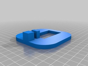 32mm square tubing end cap parts endcap 3d print model - Mito3D