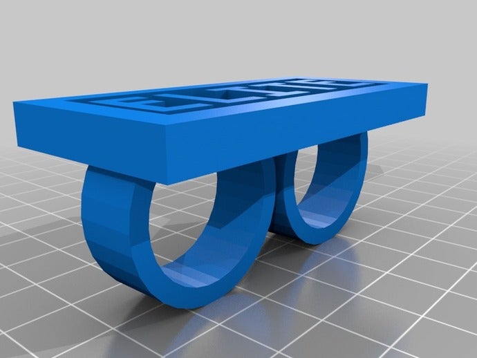 d'élite les anneaux personnalisé 3D print model - Mito3D
