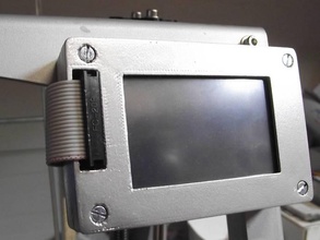 reprap profabb lcd display touch screen case 3d printer parts box cover 3d print model - Mito3D