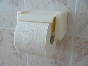 quick change WC-Papier-Halter Bad supportless toiletpaper 3d print model - Mito3D