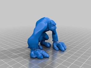 thing kong high resolution animals ape cartoon figurine gorilla king toy 3d print model - Mito3D
