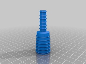 my customized universal hose adapter coupler funnel web service tools 3d print model - Mito3D