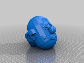 weird clown dude interactive art customized 3d print model - Mito3D