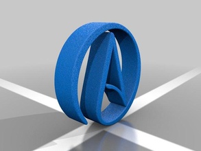 ateist sembolü işaretler logoları 3d print model - Mito3D