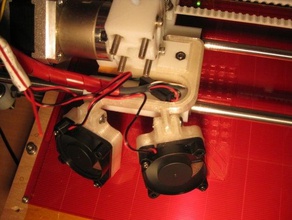 fan mount makergear prusa mendel other openscad reprap 3d print model - Mito3D