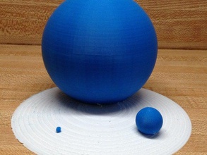 physical representation all water over earth physics astronomy dualstrusion data 3d print model - Mito3D