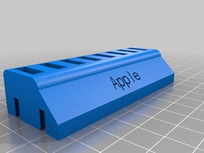 my customized usb stick sd card holder mac organization 3d print model - Mito3D