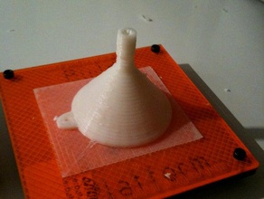 foo funnel v10 other liquid tool fluid openscad parametric supportless 3d print model - Mito3D