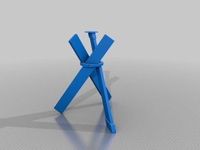 triangle table legs household mount 3d print model - Mito3D