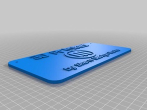 tabela de impressão 3d sinal sinais logotipos personalizado 3d print model - Mito3D