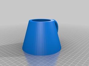 designer coffeecup lizeth outros 3d print model - Mito3D
