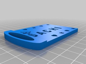 sachi- keychain engineering 3d print model - Mito3D